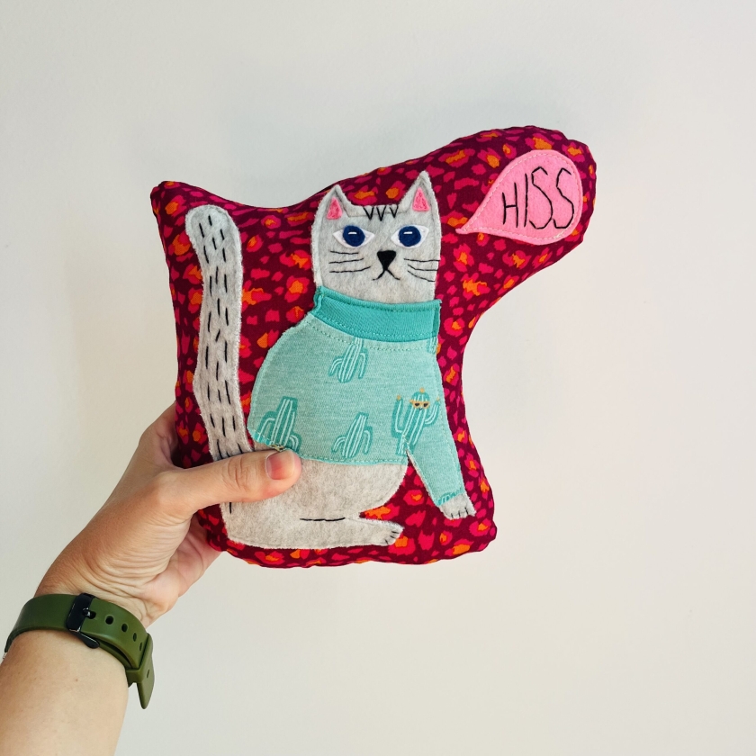 Frederick - Crass Cat Pillow