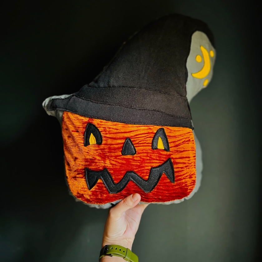 Jack - Pumpkin Witch Pillow