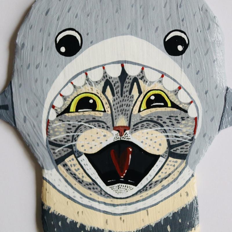 Tully & Dexter Cat Heads - Custom for Cat! - Image 2