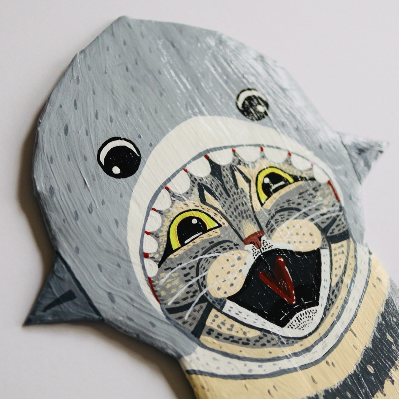 Tully & Dexter Cat Heads - Custom for Cat! - Image 5