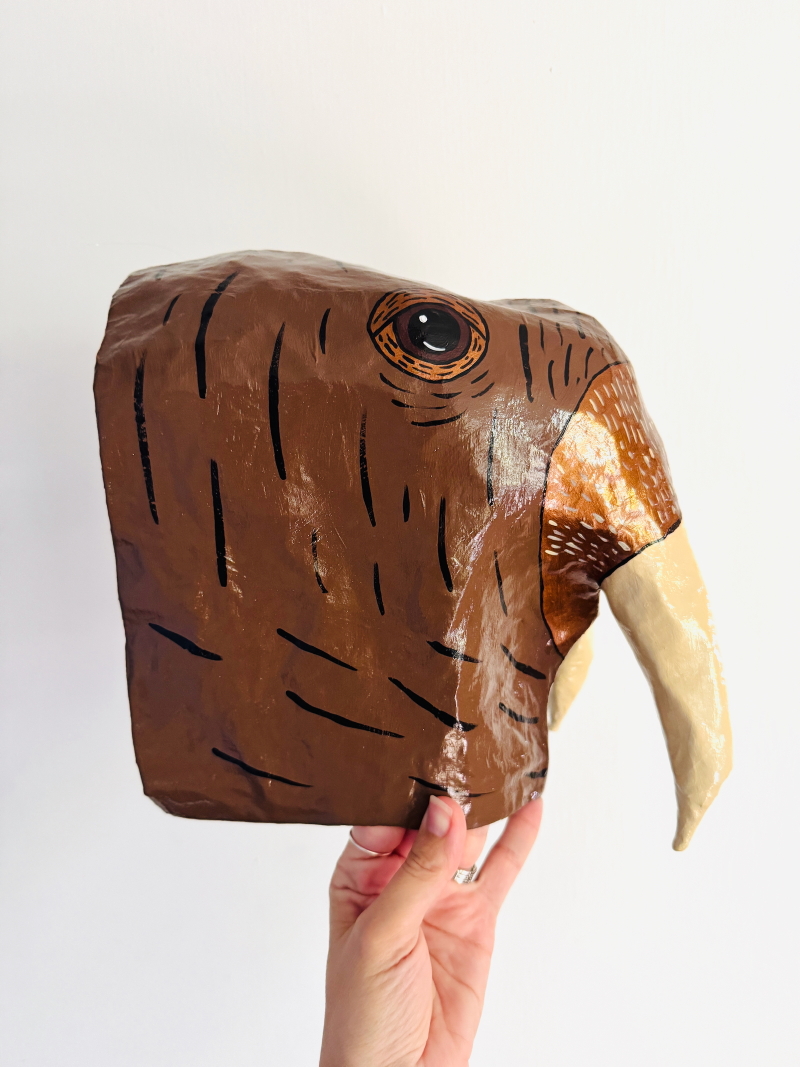 Paul the Walrus - Paper Mache Wall Sculpture - Image 12