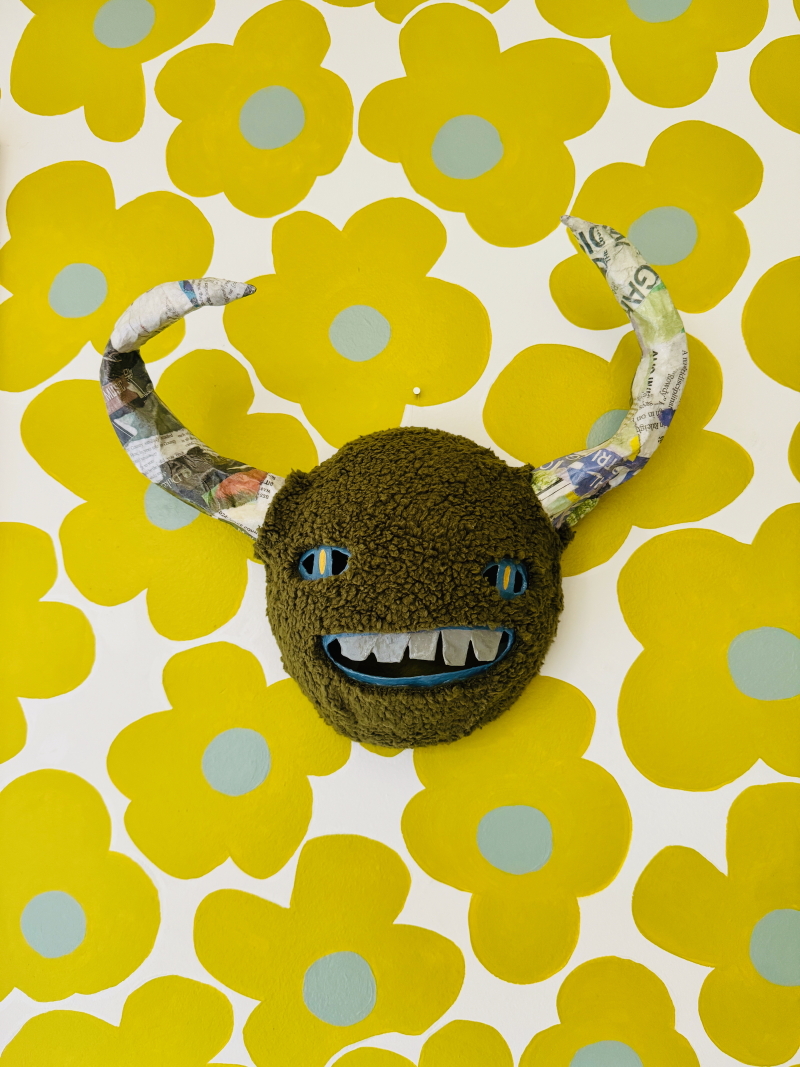 Foosh - Paper Mache Monster Wall Hanging