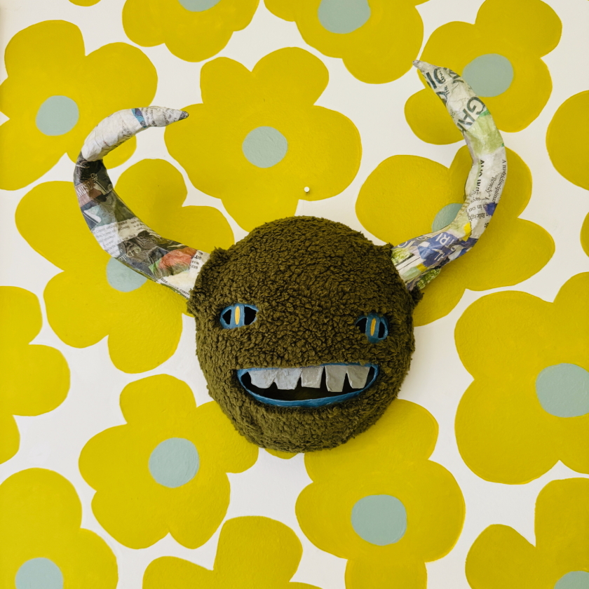 Foosh - Paper Mache Monster Wall Hanging