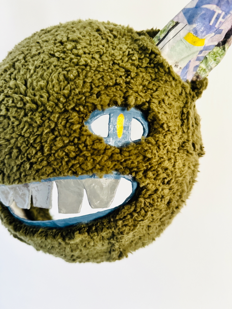 Foosh - Paper Mache Monster Wall Hanging - Image 9