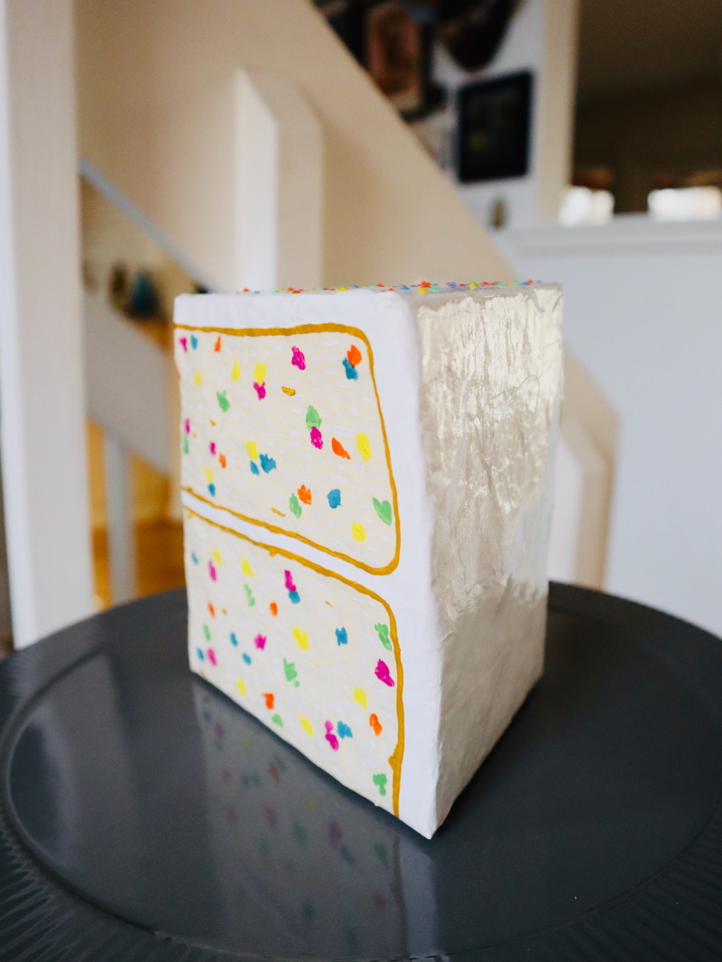 The Cake - Paper Mache Funfetti Wall Hanging - Image 11