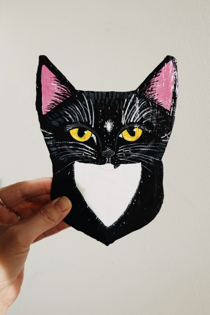 Roscoe Cat Head - Custom for Sara M. - Image 6