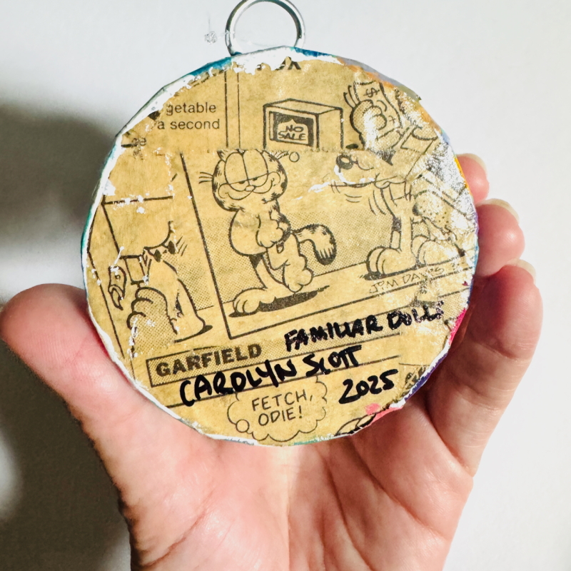 Mini Discos - Paper Mache Wall Hanging - Image 3