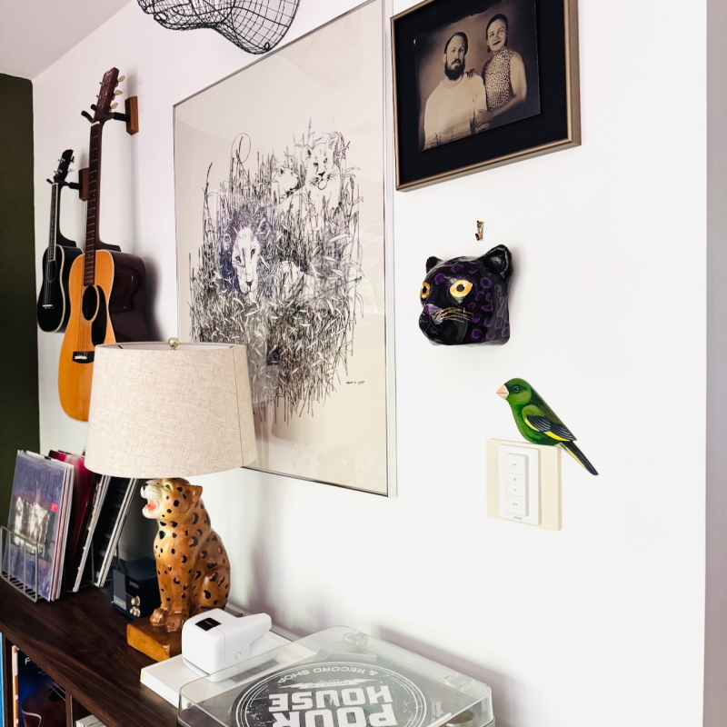 Bagheera the Mini Panther- Paper Mache Wall Hanging - Image 9