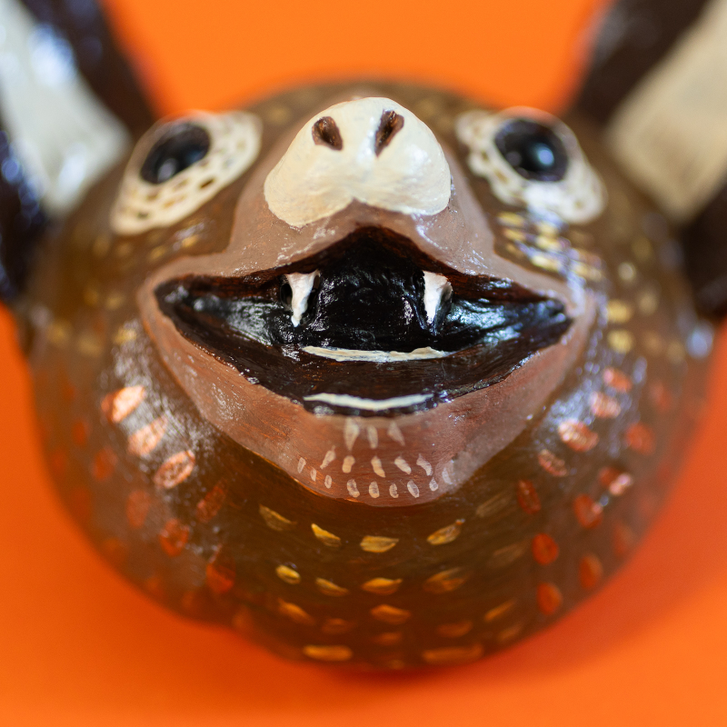 Bugspray - Clay Bat Head Wall Hanging - Image 4