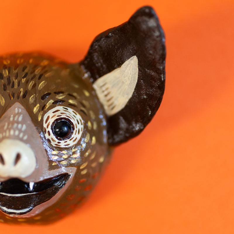 Bugspray - Clay Bat Head Wall Hanging - Image 7