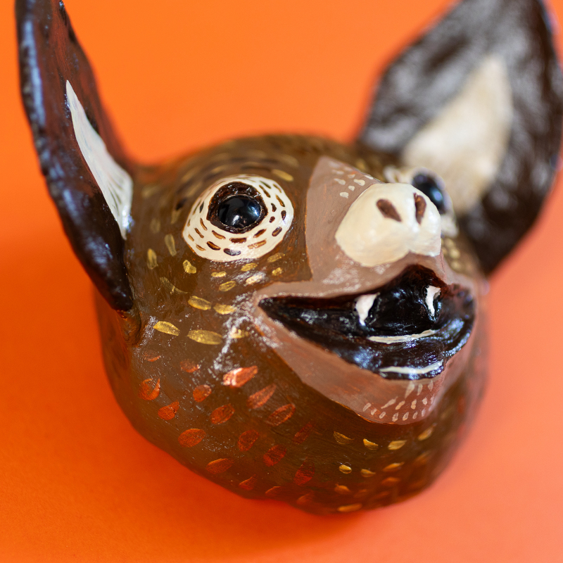 Bugspray - Clay Bat Head Wall Hanging - Image 9
