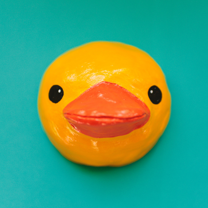 Rubber Ducky - Clay Rubber Duck Wall Hanging