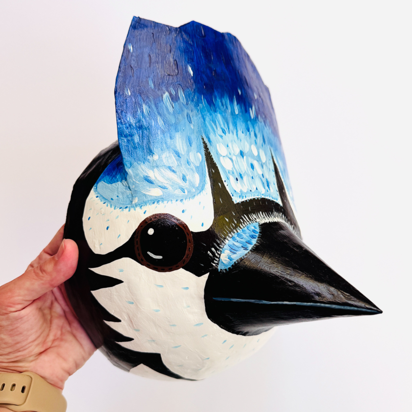 Barrett - Blue Jay Paper-Mache Wall Hanging